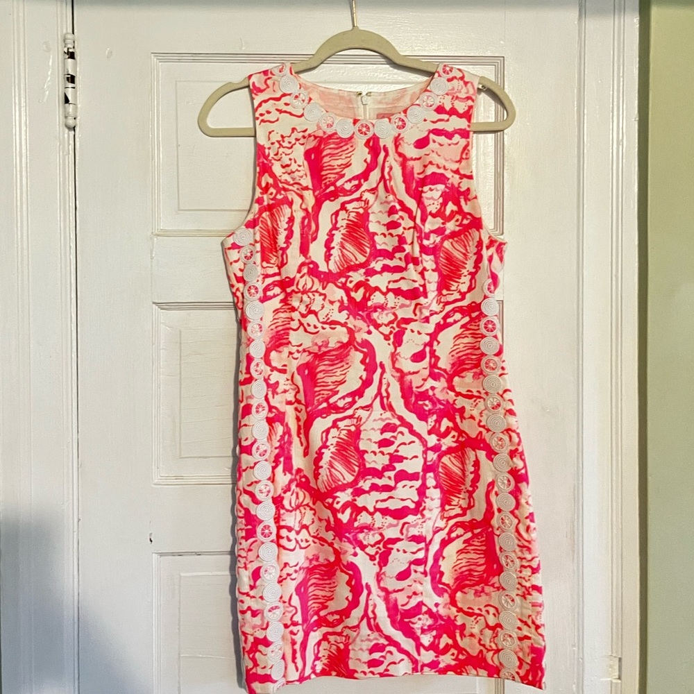 Lilly Pulitzer Size 6 Pink Shift Dress